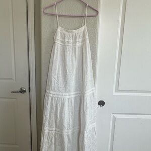 Zara White Maxi Dress